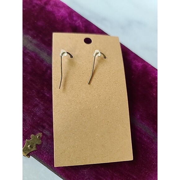 Polymer Clay Floral Dangling Pierced Earrings New - Picture 10 of 10